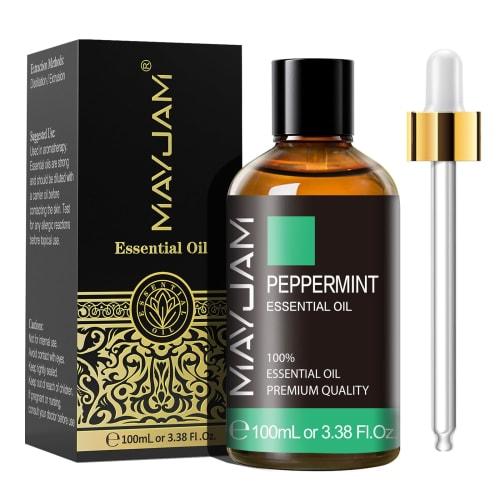 

MAYJAM Aromatherapy Oil, Peppermint Essential Oil, 100ml, Natural Peppermint Oil, Aromatherapy Gift