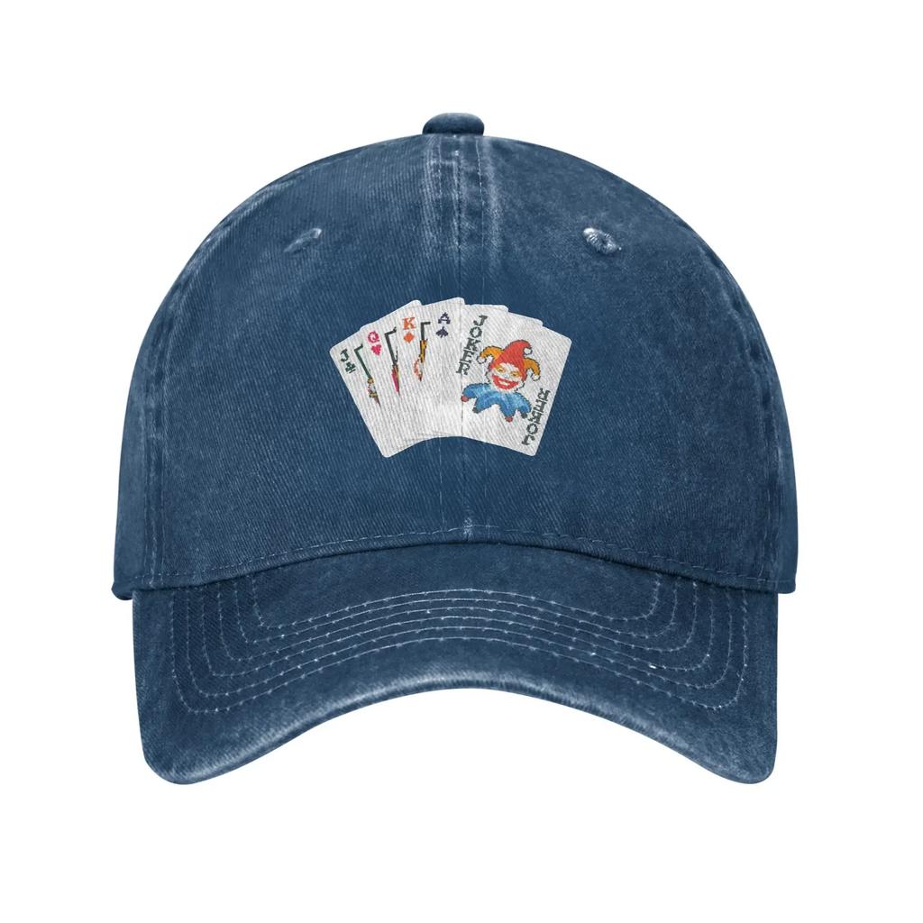 Balatro Game Card Joker Washed Baseball Cap Casual Sun Trucker Summer Men Women Kpop Rock Snapback Cap