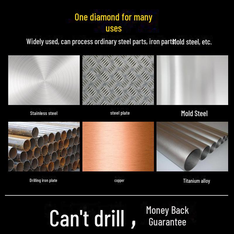 Tiangong Cobalt 8% Titanium-Plated Twist Drill for Hard Metal & Stainless Steel