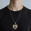 Fashionable Crosses Necklace Including Adjustable Chain Retro Designs Alloy Materials for Everyday Elegant Charm