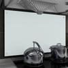 Day and Night - Day and Night Kitchen Splash Protection White Tempered Glass 100x60 Cm