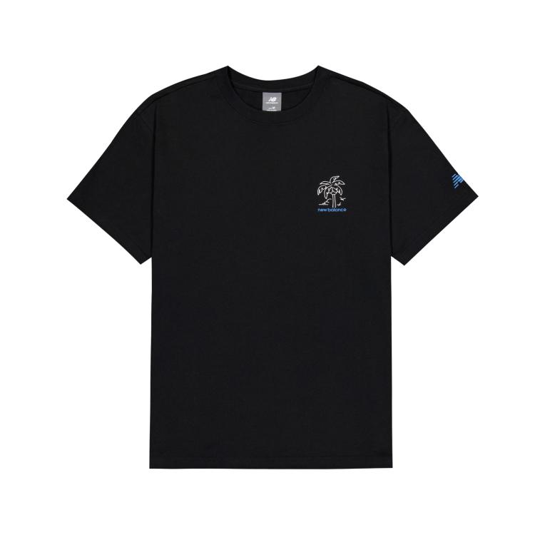 New Balance T Shirt Men s Black AMT52385-BK M 170