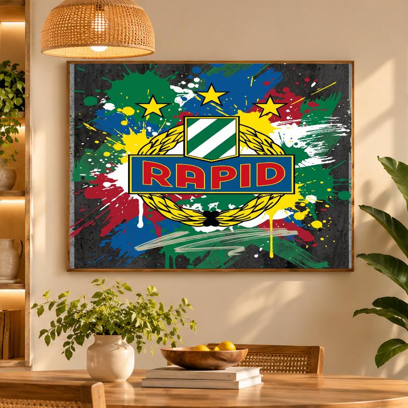 5D Diamond Painting Rapid Wien FC DIY Full Drill Diamond Art Kit Home Decoration