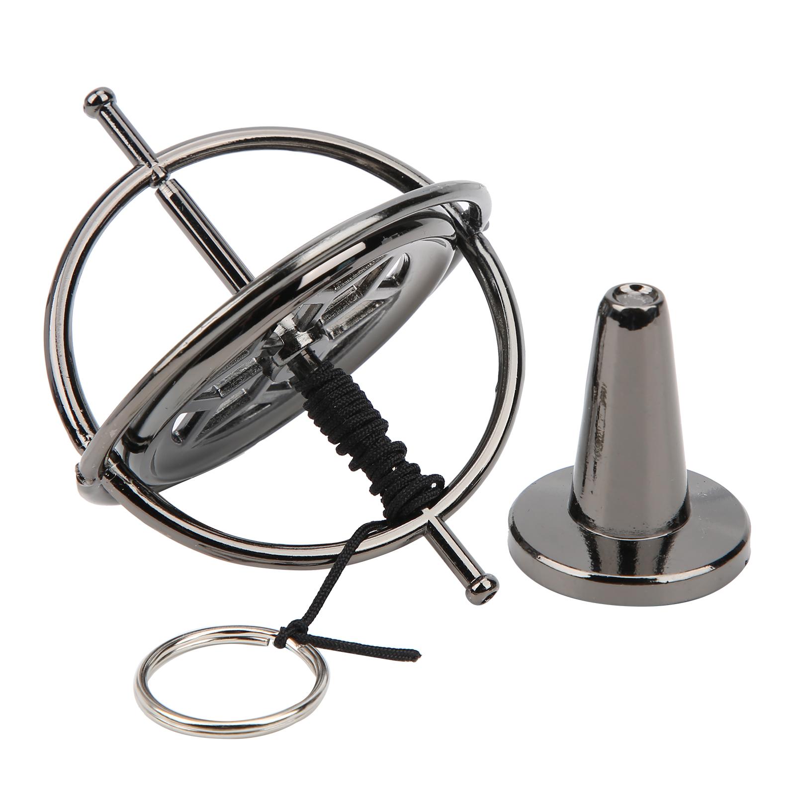 

Compact Zine Alloy Gyroscope Stress Relief Fingertip AntiGravity Decompression Toy