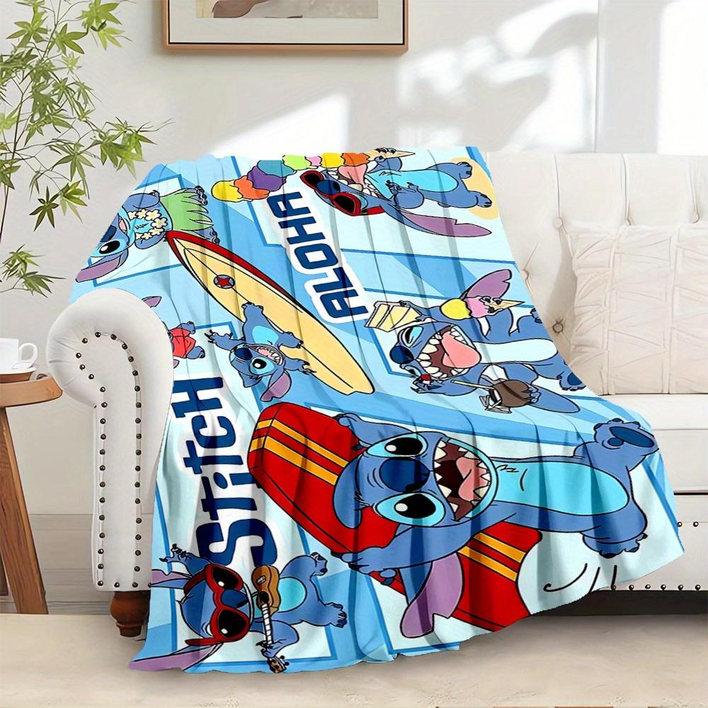

1 pc Flannel Stitch Aloha Adventure Bedding Throw Blanket Sofa Coverlet Gift Home Decorative Lightweight Travel Blanketsc101 130x150cm