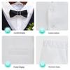 Boy's British Summer Tuxedo Vest Set for Events