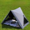 Oxford Fabric Triangle Beach Tent Automatic Pop-Up Portable Sun Shelter for Outdoor Camping Park Picnic Activities