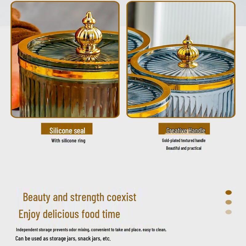 LISM Luxury Sealed Kitchen Storage Jar