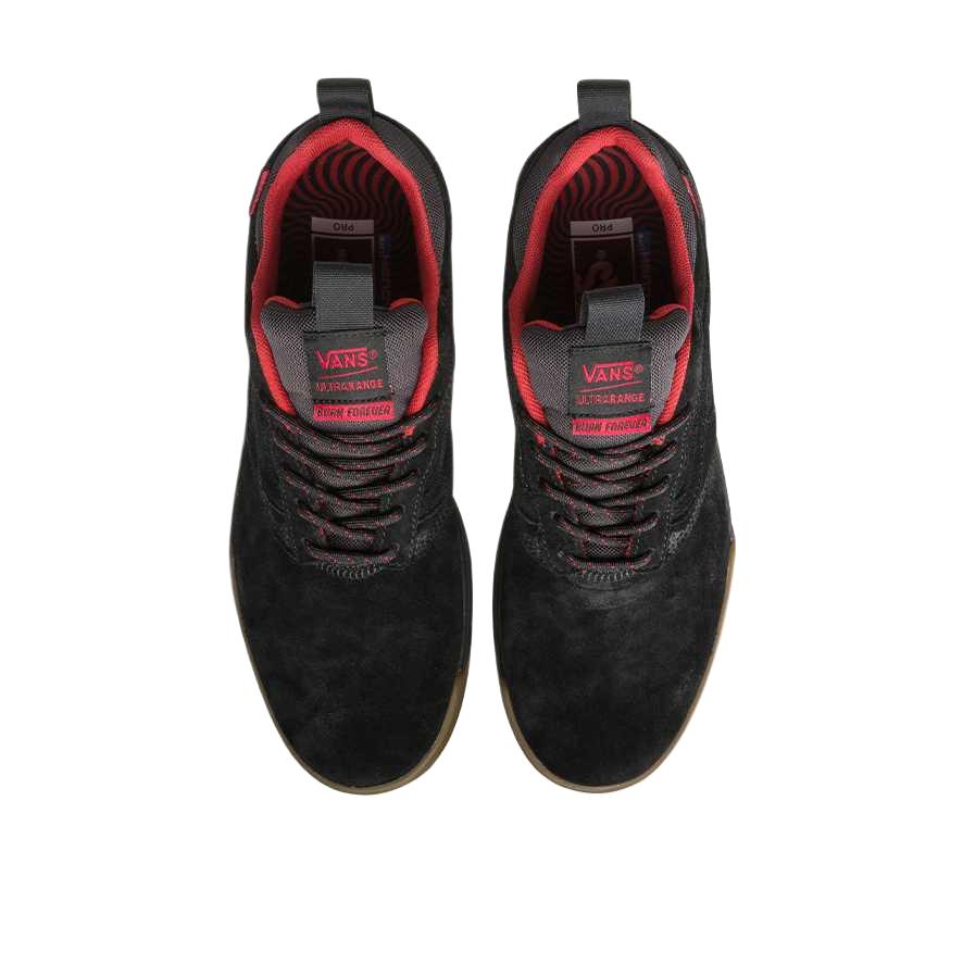 Vans UltraRange Pro Spitfire Wheels Black Red Gum Unisex VN0A3DOSQOM
