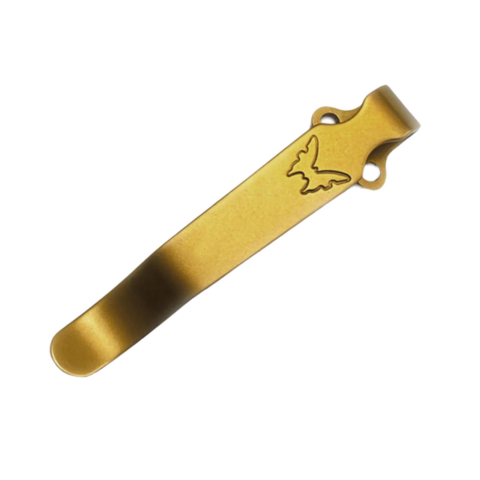 

Heavy Duty Stainless Steel Butterfly Back Clip Pocket Clamp with Superior Grip for Tool Components Enhances Performances золотой