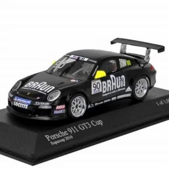 Масштабная модель Minichamps Porsche 911 GT3 2010 MINICHAMPS PORSCHE 911 GT3 CUP VIP PORSCHE SUPERCUP 1/43 чёрный
