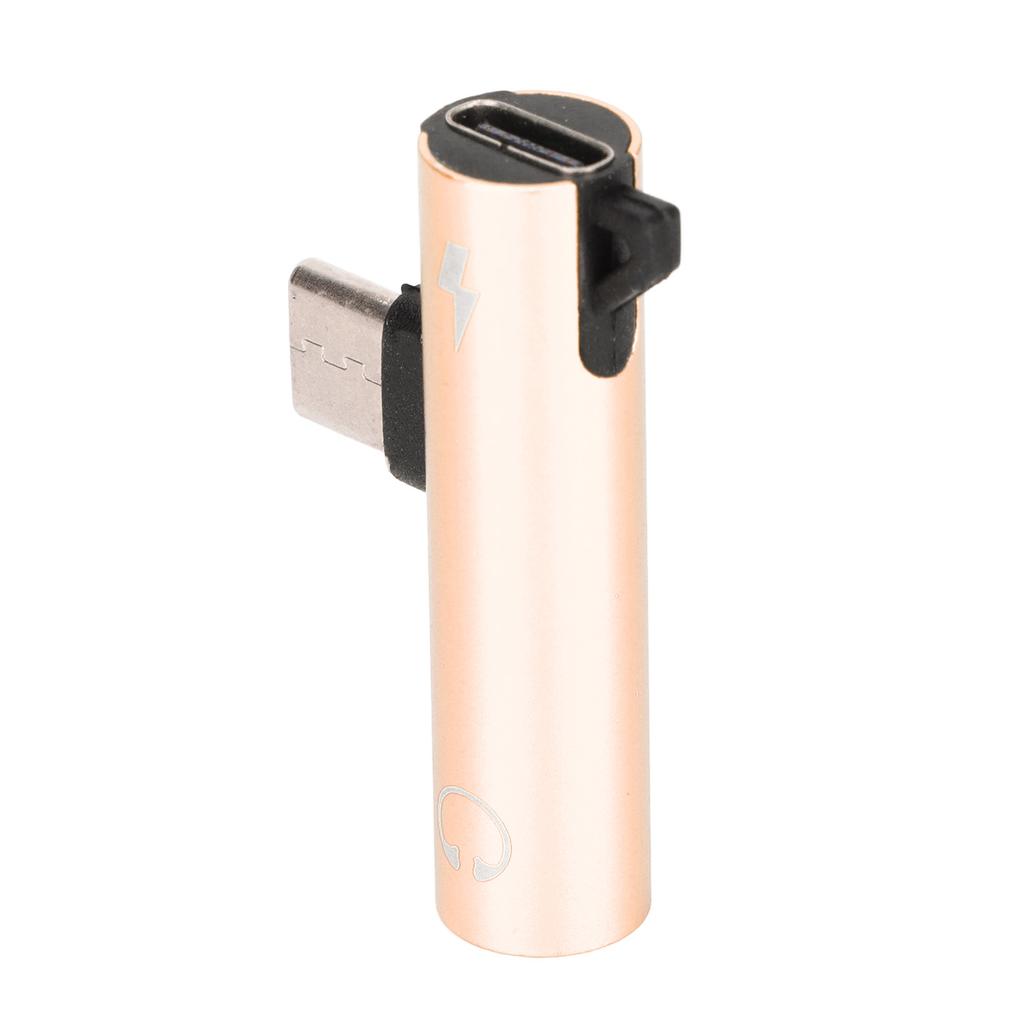 2PCS USB C to 3.5mm Adapter 2 in 1 Charging USB C to ABS USB C to for Phone Tablet