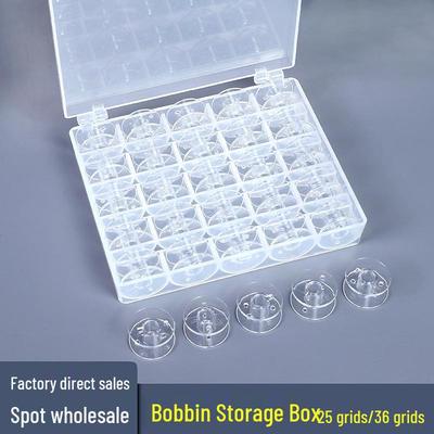 Set Scatola Porta Bobine Universale Trasparente per Macchina da Cucire
