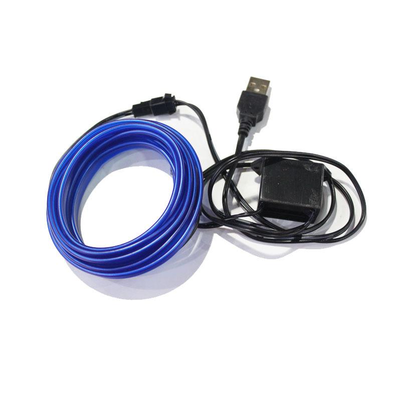 

5V USB Led Light Glow Wire String Strip Atmosphere Lamp Car Interior Decoration