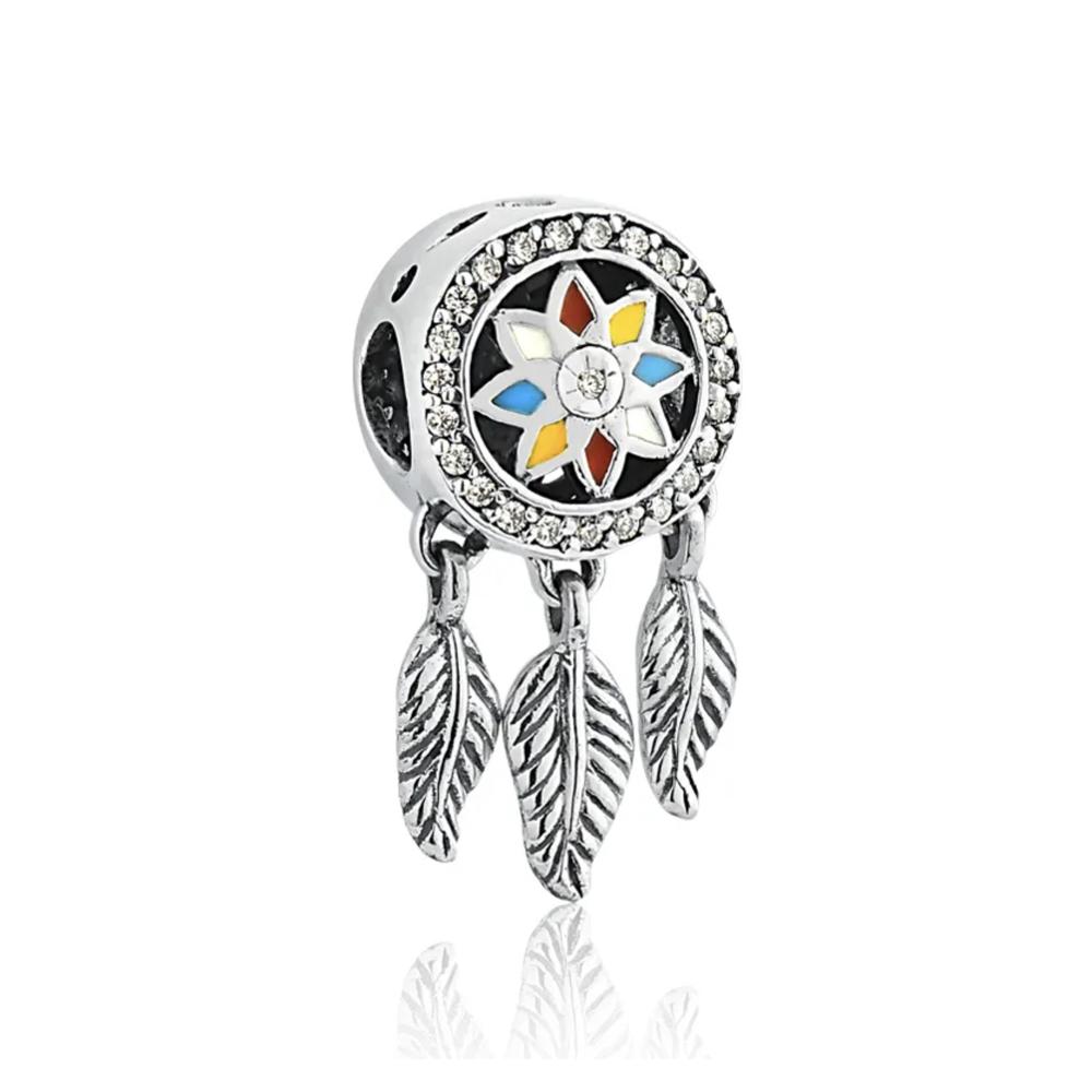 Trinkets-Selling Dreamcatcher Charm Fit Original Bracelet Accessorycopper Diy Women Jewelry Gift Pendant Amulet