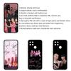 Cover for iPhone 17 16 15 Xiaomi Poco Redmi Note 14 13 12 11 Pro Max Samsung Galaxy S25 S24 9 OPPO Huawei Black Lisa Rose Jennie Jisoo Pink Phone Case