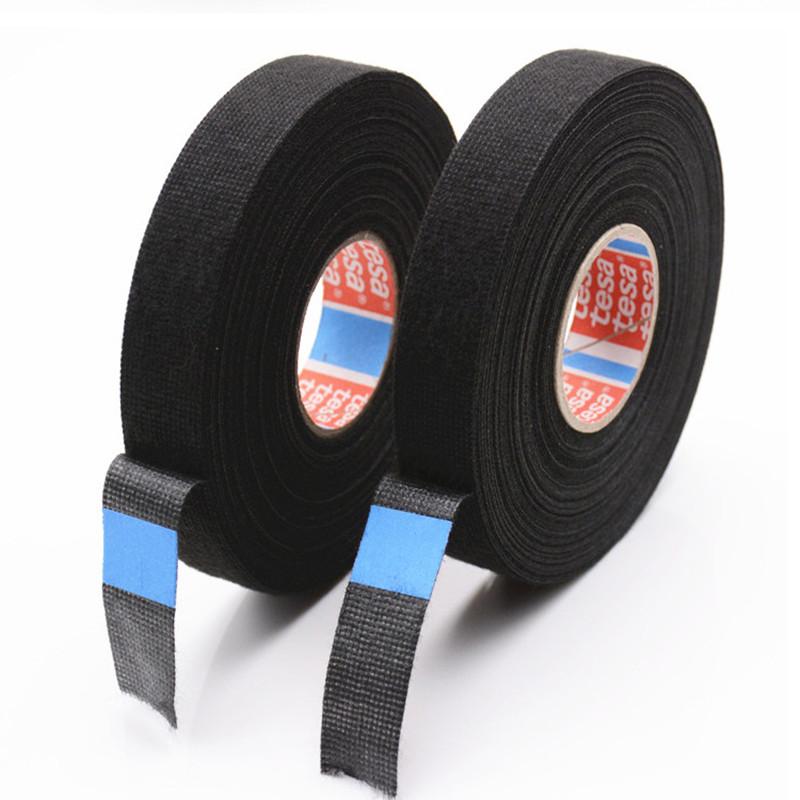 Auto Car Cable Wiring Harness Tape Heat-resistant Adhesive Cloth Fabric Tape Loom Protection Retardant Tape Stickers Accessories