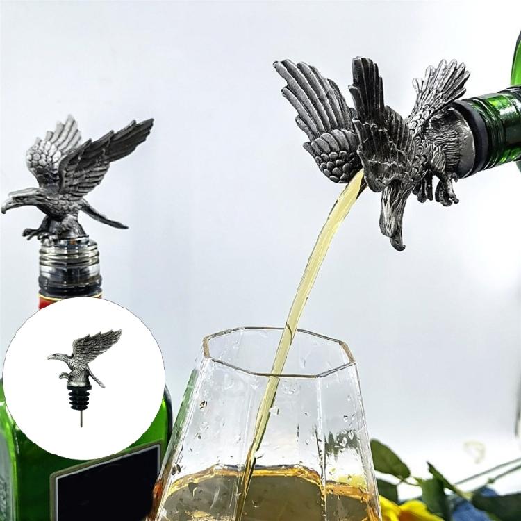 High Quality Zinc Alloy Hawks Wine Spouts Artistic Kitchen Barwares For Mess Release Pouring And Decorative Home Accent
