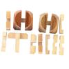 Wooden Intelligence Toy Chinese Brain Teaser Game 3D for Kids Adults