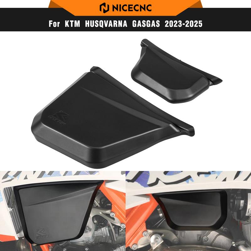 NICECNC For KTM EXC 300 2024 Motorcycle Pair Left Right Fuel Tank Cover Guard EXC 250 EXC 150 2024 XC 250 XC 300 2023-2024