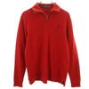 Long Sleeve Half Zip Knit XS Red Men's Used