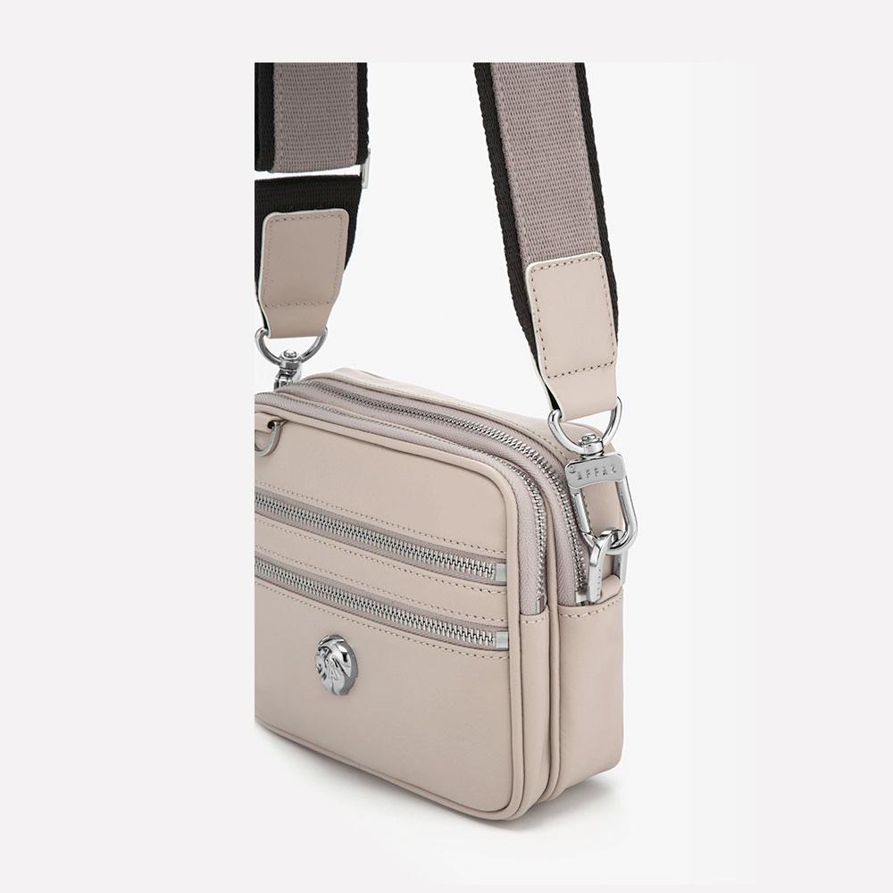 Affaz Carre Mini Crossbody Ivory
