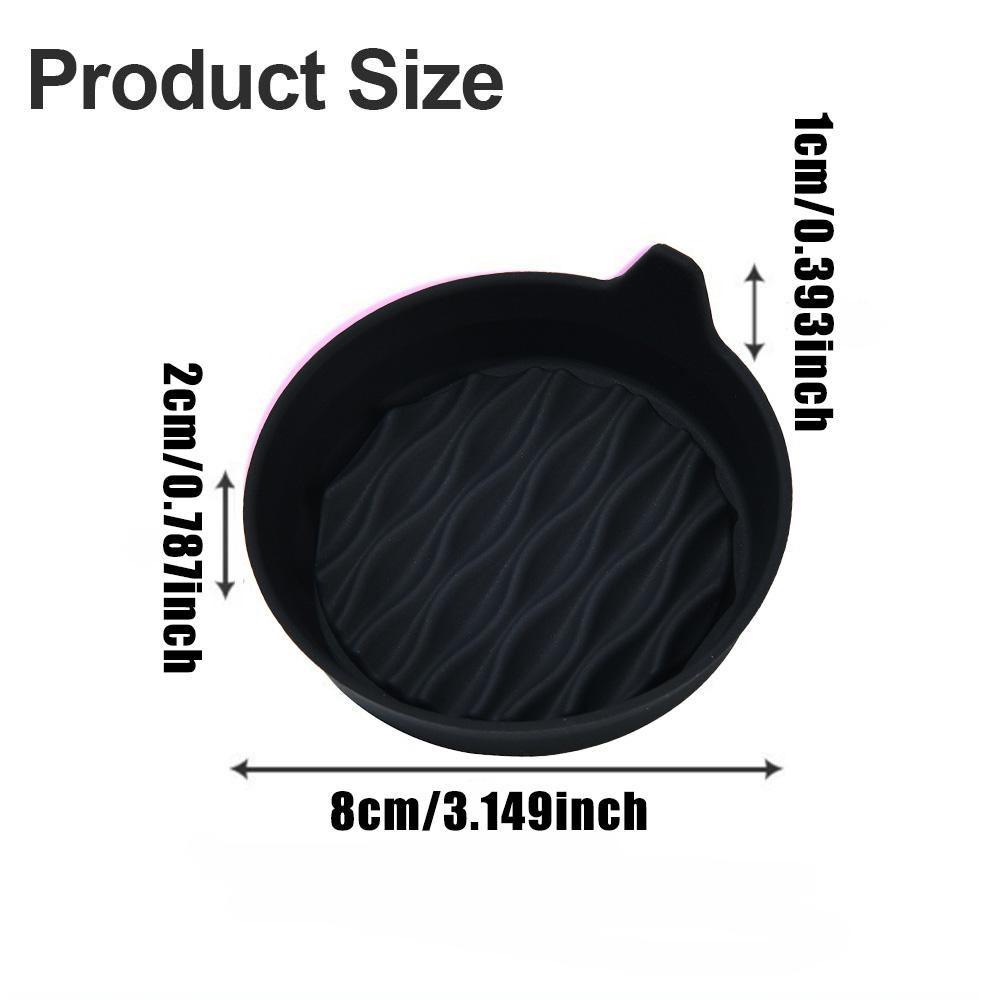 Wavy Car Cup Holder Coaster Silicone Cup Holder Insert Universal Non-Slip Cup Holders Auto Accessories Interior Silent Cup Pad