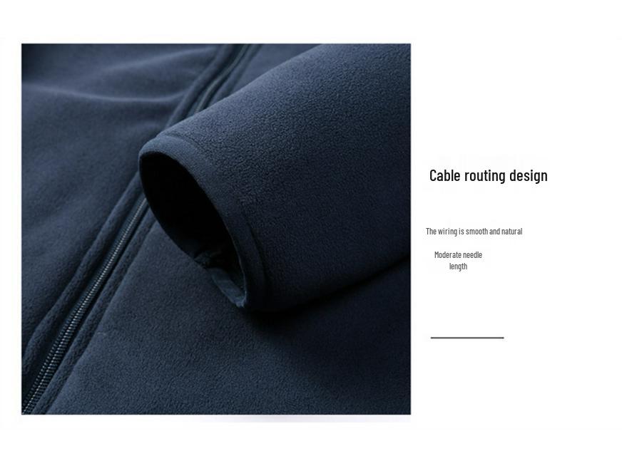 2025 Autumn/Winter Plus Velvet Fleece Jacket: Thick, Warm, Perfect Inner Layer for Shell Jackets