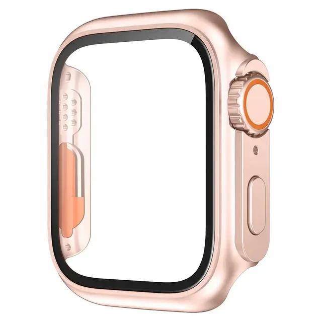Gehärtetes Glas+Hülle Für Apple Watch 11 10 46mm 42mm Ultra 3 49mm Displayschutzhülle iWatch 9 8 7 6 5 SE 45mm 41mm 44mm Schale