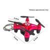 Cartoon Mini Small Unmanned Aerial Toy Model Keychain Pendant Creative Fun Car Students Schoolbag Decor Pendant Kids Gift