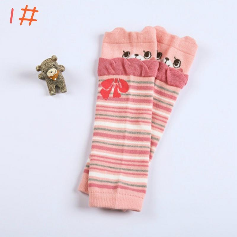 Baby Legs Warmer Cotton Cartoon Knee Childern Girl Baby Knee Pad Bow Soft Socks Children Accessories