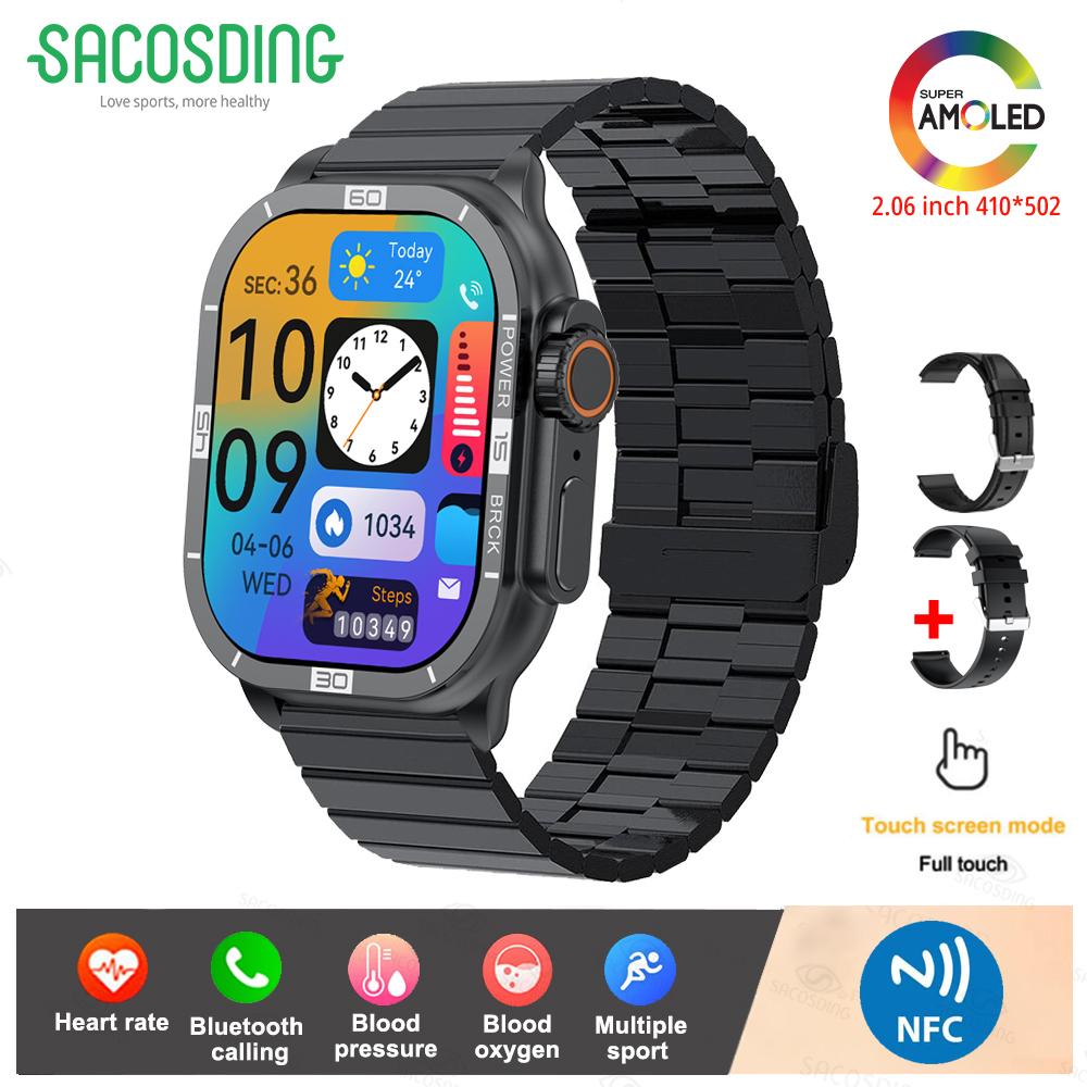 Bluetooth Call Smart Watch For Women Men Amloed Watches Men Sports Fitness Tracker Heart Rate Smartwatch For Android IOS