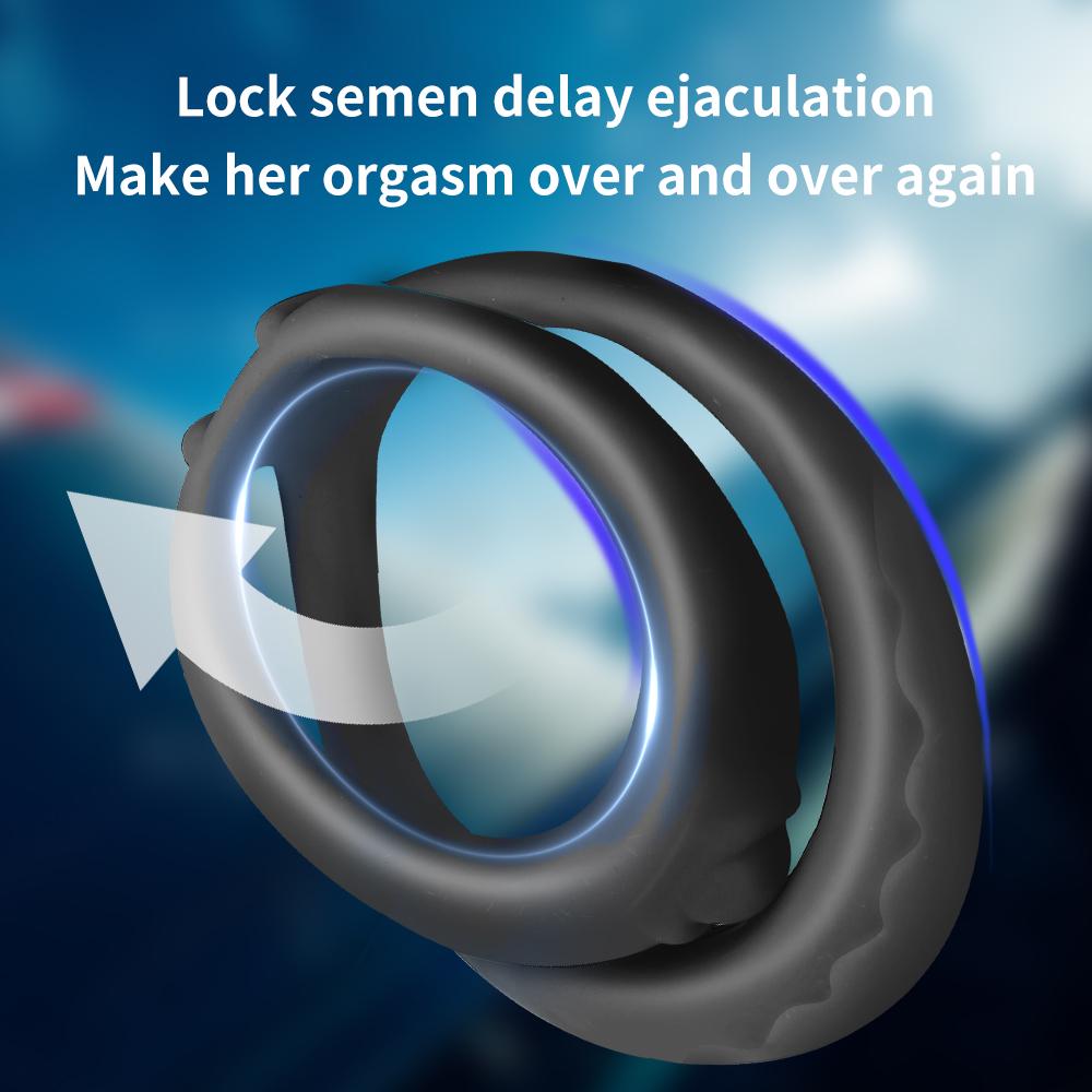 No Vibrator Silicone Extended Penis Sleeve Delay Ejaculation Dildo Anal Plug Sex Toys For Men 18 Adult Women Couple Sex Products