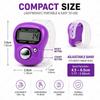 Mini Digital Finger Ring Counter Electronic Tally Clicker Knitting Row Stroke Counting Tool for Sewing Craft Accessory Set Kit