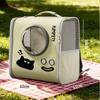Backpack for Pets, Pet Carrier Bag, Double Shoulder Straps, Breathable, Spacious, Ideal Hiking,