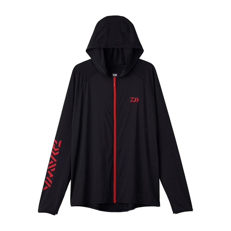 

[Daiwa] ICEDRY hoodie rash guard full zip 25DE-6125 black XL
