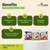 Vedcare Amla Entier Séché, Reetha, Shikakai Forme Brute pour Soin des Cheveux Combo Chaque 100g