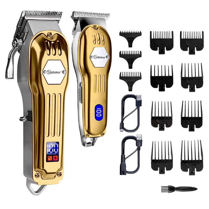 Men's Hair Clipper Professional Hair Trimmer Barber Clipper Set