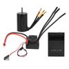 3660 3800KV Wasserdichter Bürstenloser Motor 80A ESC Programmierkarte Kombi-Set für 1 8 RC Auto