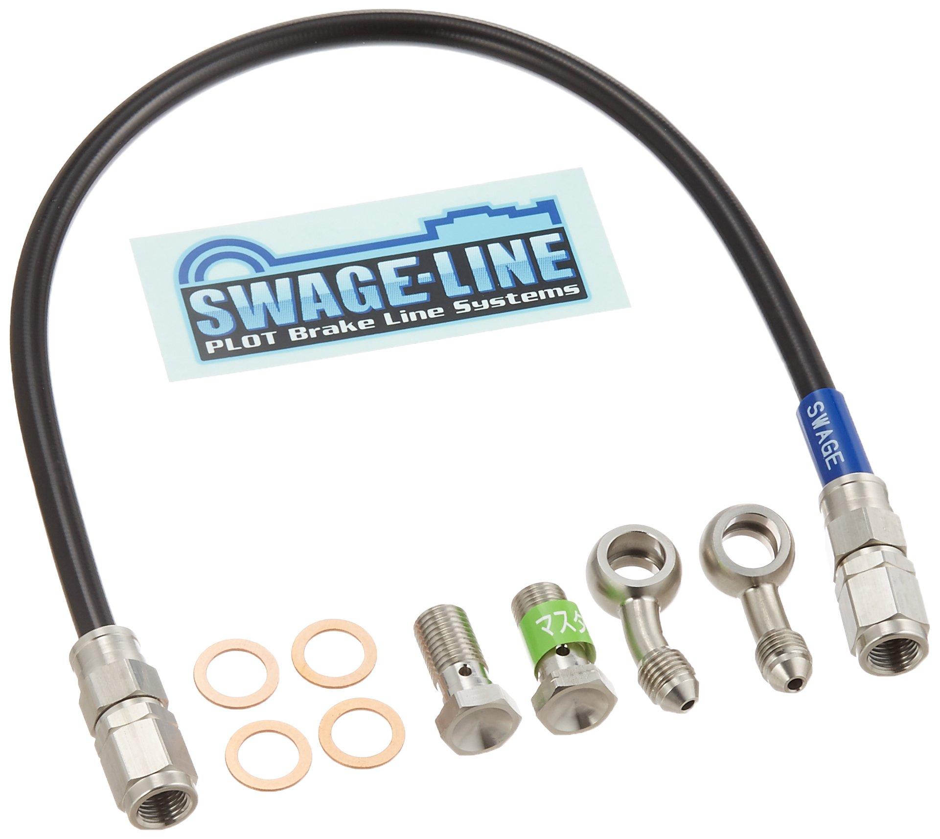 

SWAGE LINE Rear Brake Hose Kit Stainless Steel Black Smoke GSX1300R Hayabusa 08-12