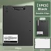Double Clips Clipboard Multi-functional Memo Clip Board New A4 File Folder  Students