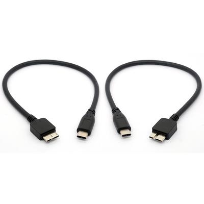 USB C To Micro USB Cable Type C To Micro B for WD My PassPort HDD Hard Disk 30cm