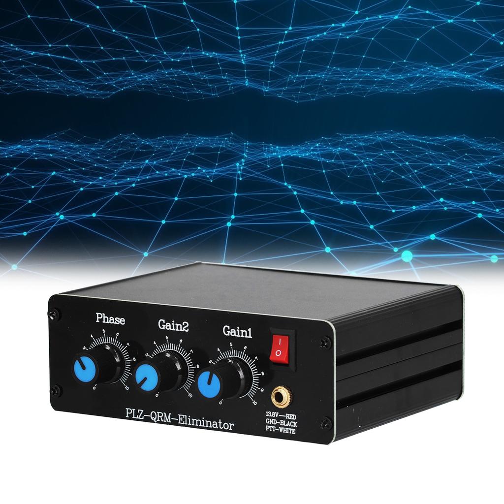 QRM Eliminator Black 1.8 MHz‑30MHz X Phase Eliminators Adjustable Signal Canceller