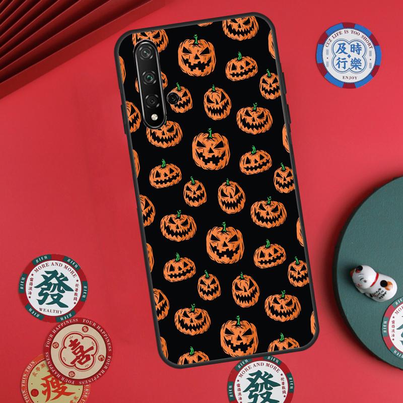 Autumn Leaves Fall Pumpkin Halloween For Huawei Nova 12s 7i 8i 11i 12i Y73 Y70 Y90 Y60 Y72 Y61 Y91 9 10 SE P30 Pro P40 Lite Case