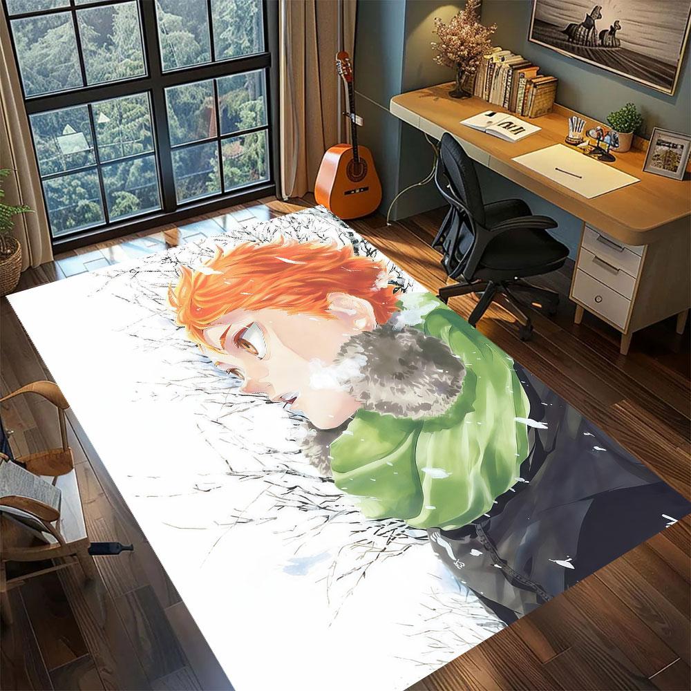 

Haikyu anime character Carpet for Living Room Bedroom Home Decor Cool Movie Mat Play Floor Mat 60x90cm