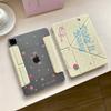 Strawberry Polka Dot IPad Air Pro Mini 6 Case With Side-Attach Detachable Stand Y-Fold Cover 10.2 10.9 11 13 Inch