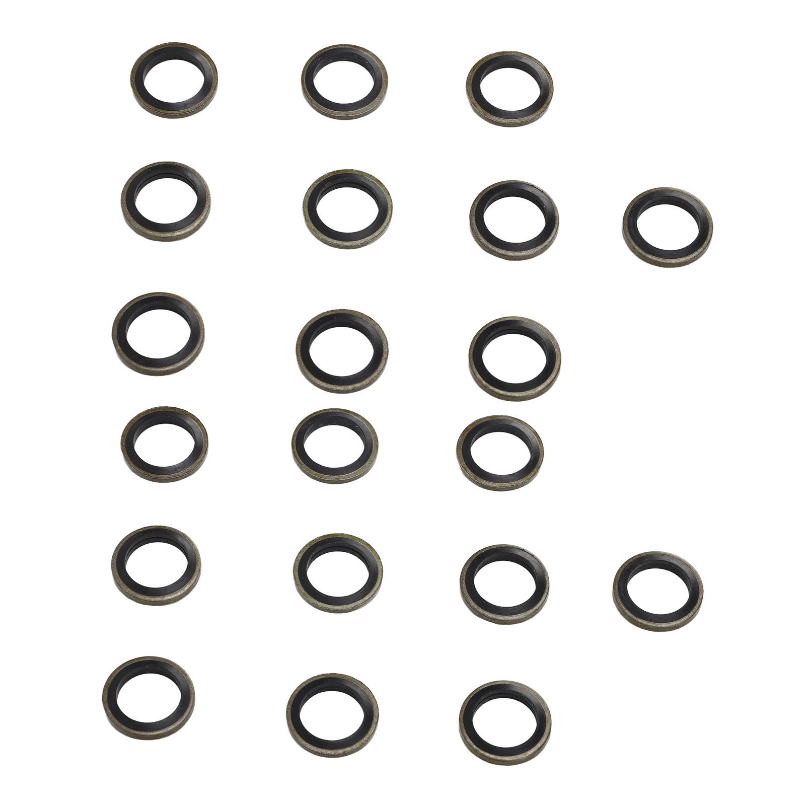 

20PCs Fuel Sealing Gasket 3918191 Rubber Material Replacement for Dodge Ram 2500 3500 5.9L 5.9 6.7L