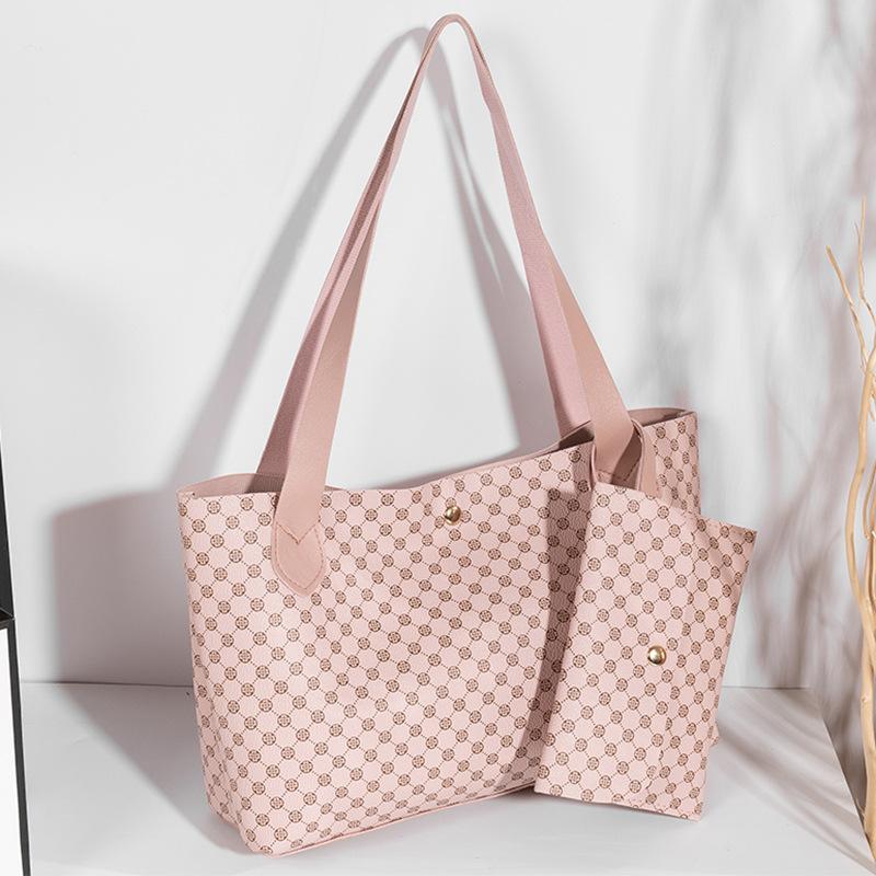 JYL TS Women's Sling Bags  2 Set Tote 108 Hand Hold PU Large Capacity Women Bag