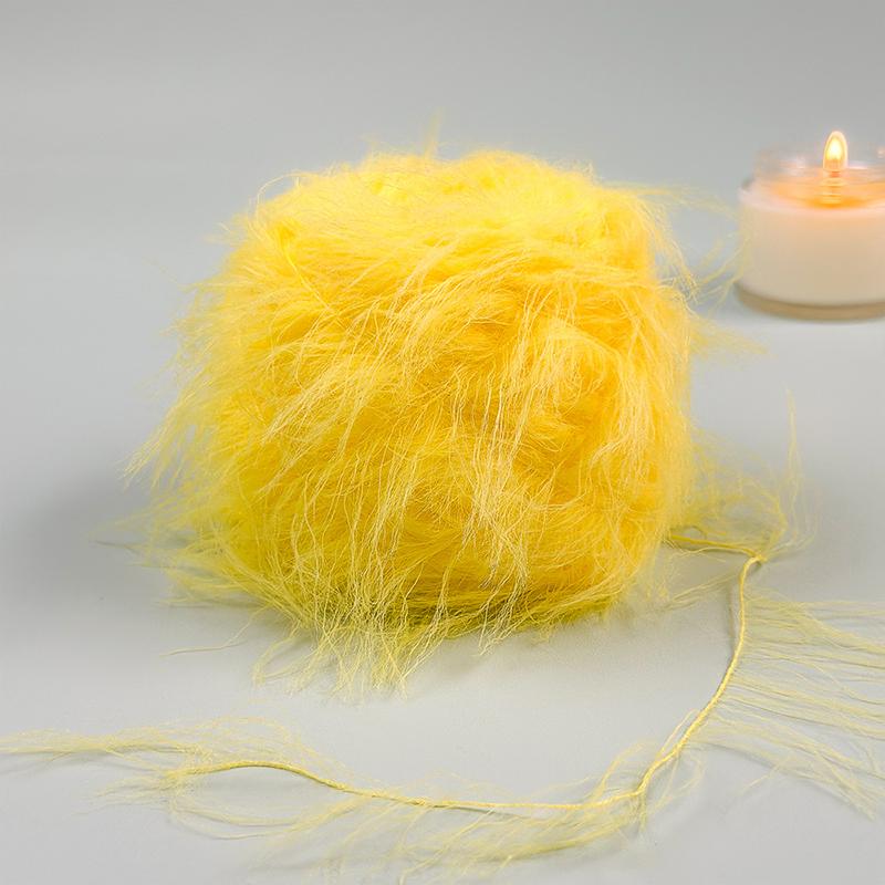 1PC Plush Knitting Thread Hand Knitting Soft Comfortable Hand Knitting Crochet Faux Fur Eco-Friendly 50G
