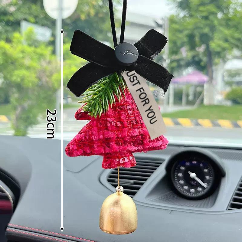 Christmas Decoration Hanging Bell Christmas Tree Home Party Bell Red Fruit Pendant Car Decoration Christmas Party Wall Decor
